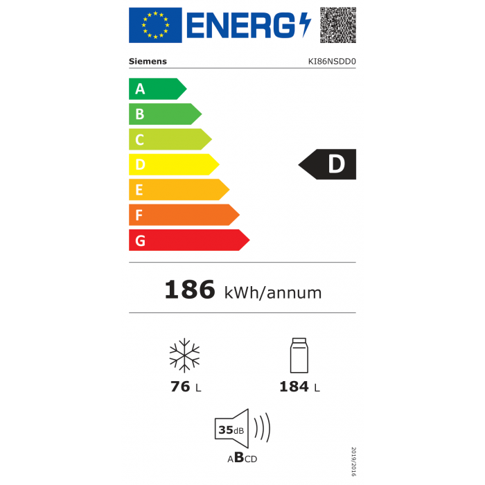 Siemens StudioLine KI86NSDD0 IQ500 Energieeffizienzklasse Siemens StudioLine KI86NSDD0 IQ500 Energieeffizienzklasse