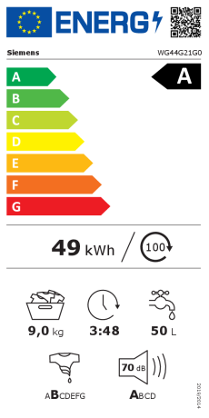 WG44G21G0 Energieeffizienzklasse