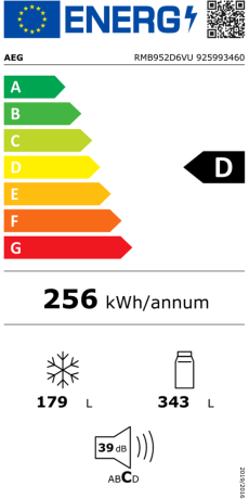 AEG RMB952D6VU Energieeffizienzklasse AEG RMB952D6VU Energieeffizienzklasse
