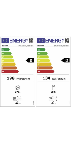 LIEBHERR XRFsd 5265 Energieeffizienzklasse LIEBHERR XRFsd 5265 Energieeffizienzklasse