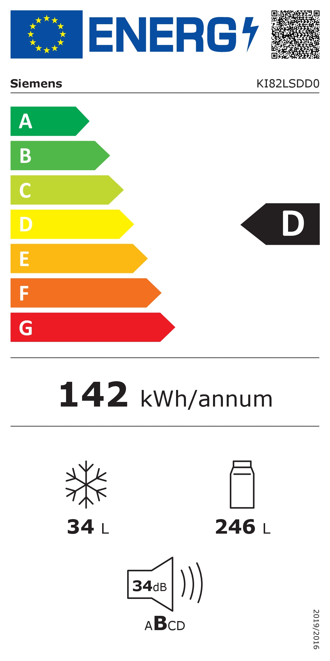 Siemens StudioLine KI82LSDD0 IQ500 Energieeffizienzklasse Siemens StudioLine KI82LSDD0 IQ500 Energieeffizienzklasse