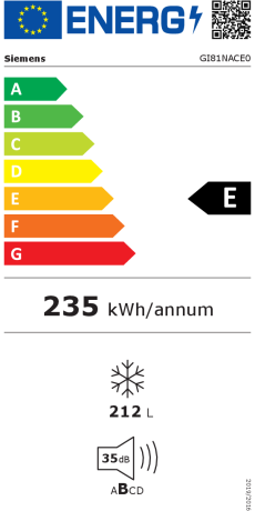 Siemens GI81NACE0 Energieeffizienzklasse Siemens GI81NACE0 Energieeffizienzklasse