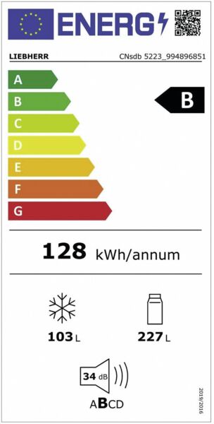 LIEBHERR CNsdb 5223 Réfrigérateurs-congélateurs Energieeffizienzklasse LIEBHERR CNsdb 5223 Réfrigérateurs-congélateurs Energieeffizienzklasse