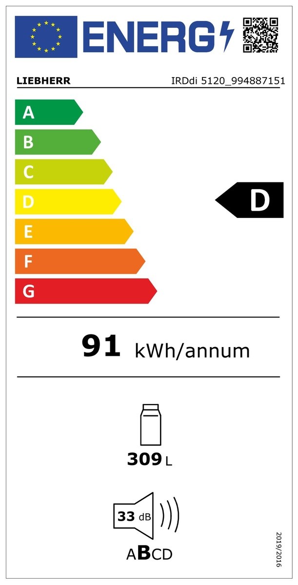 LIEBHERR IRDdi 5120 Einbaukühlschrank 60 cm (EU-Norm) Energieeffizienzklasse LIEBHERR IRDdi 5120 Einbaukühlschrank 60 cm (EU-Norm) Energieeffizienzklasse
