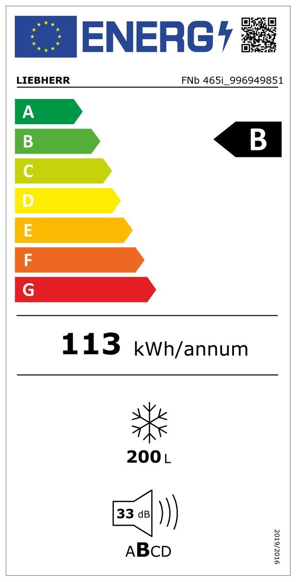LIEBHERR FNb 465i prime NoFrost Energieeffizienzklasse LIEBHERR FNb 465i prime NoFrost Energieeffizienzklasse