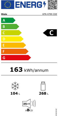  Miele KFN 4799 CDE Energieeffizienzklasse