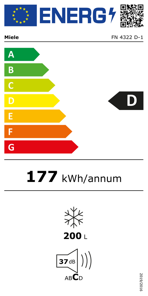 Miele FN 4322 D-1 Energieeffizienzklasse Miele FN 4322 D-1 Energieeffizienzklasse