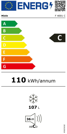 Miele F 4001 C Energieeffizienzklasse Miele F 4001 C Energieeffizienzklasse