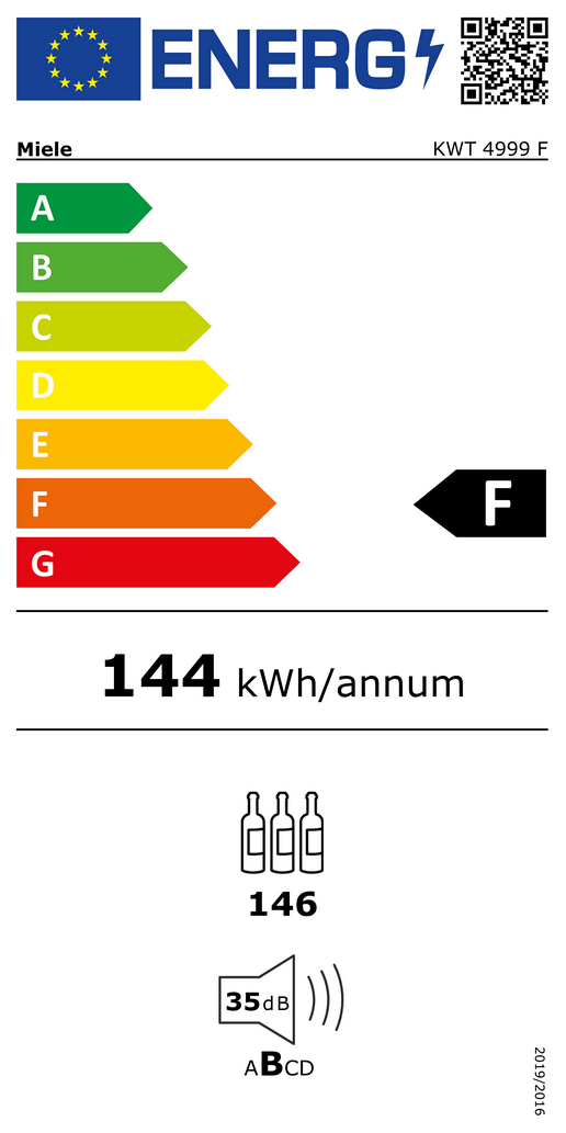  Miele KWT 4999 F Energieeffizienzklasse
