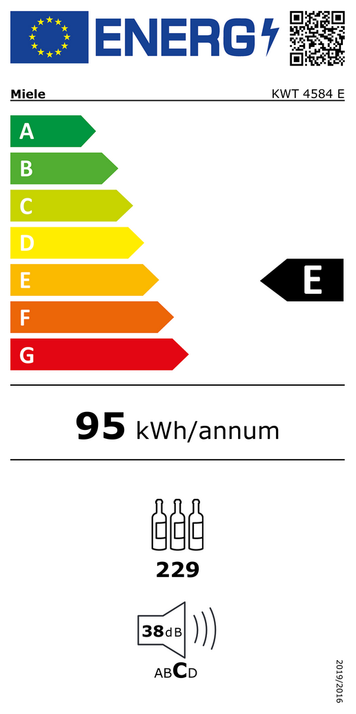 Miele KWT 4584 E Energieeffizienzklasse Miele KWT 4584 E Energieeffizienzklasse