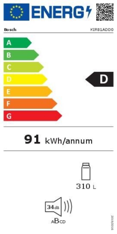 Bosch KIR81ADD0 Energieeffizienzklasse Bosch KIR81ADD0 Energieeffizienzklasse