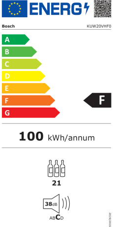Bosch KUW20VHF0 Energieeffizienzklasse Bosch KUW20VHF0 Energieeffizienzklasse