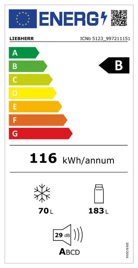 LIEBHERR ICNb 5123 Energieeffizienzklasse LIEBHERR ICNb 5123 Energieeffizienzklasse