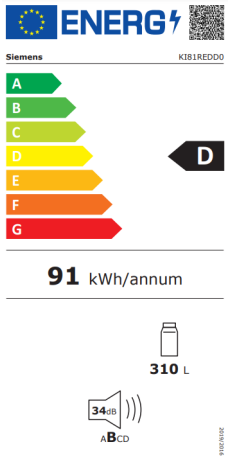 Siemens KI81REDD0 Energieeffizienzklasse Siemens KI81REDD0 Energieeffizienzklasse