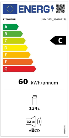  LIEBHERR URPc 375i Energieeffizienzklasse