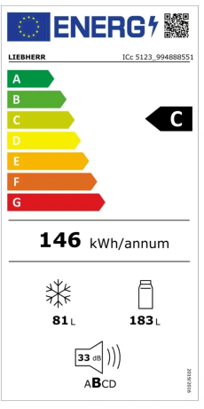  LIEBHERR ICc 5123 Energieeffizienzklasse