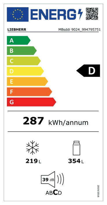 LIEBHERR MBsddi 9024 Energieeffizienzklasse LIEBHERR MBsddi 9024 Energieeffizienzklasse