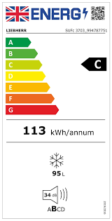 LIEBHERR SUFc 3703 Energieeffizienzklasse LIEBHERR SUFc 3703 Energieeffizienzklasse