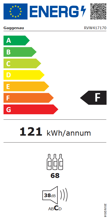 Gaggenau RVW417170 Energieeffizienzklasse Gaggenau RVW417170 Energieeffizienzklasse