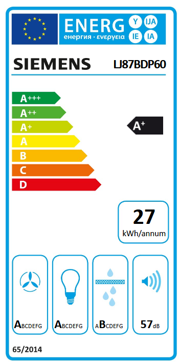 Siemens LJ87BDP60 Energieeffizienzklasse Siemens LJ87BDP60 Energieeffizienzklasse