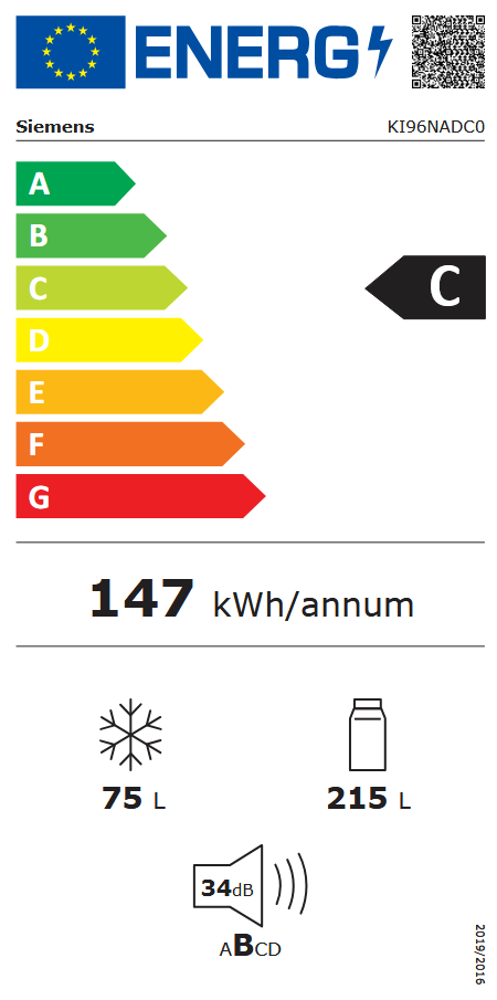 Siemens KI96NADC0 Energieeffizienzklasse Siemens KI96NADC0 Energieeffizienzklasse