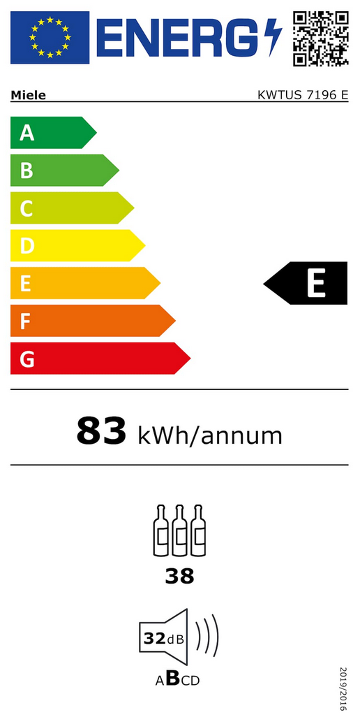 Miele KWTUS 7196 E Energieeffizienzklasse Miele KWTUS 7196 E Energieeffizienzklasse