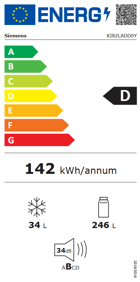 Siemens KI82LADD0Y Energieeffizienzklasse Siemens KI82LADD0Y Energieeffizienzklasse