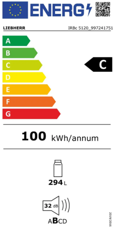 LIEBHERR IRBc 5120-20 Energieeffizienzklasse LIEBHERR IRBc 5120-20 Energieeffizienzklasse