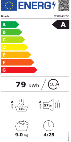Siemens WRB247C90 Energieeffizienzklasse Siemens WRB247C90 Energieeffizienzklasse